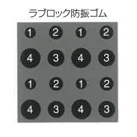 Features of Love Lock Vibration Isolation Rubber