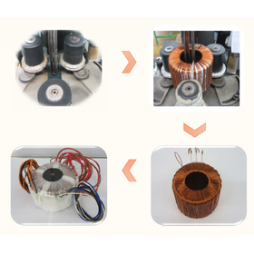 Toroidal transformer.